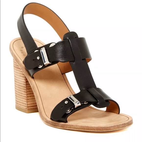 HP🌟 Marc By Marc Jacobs Buckle High Heel Sandals - Picture 1 of 6
